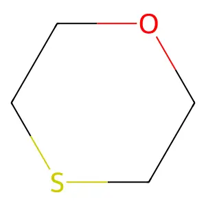 1-氧杂-4-硫杂环己烷 structure