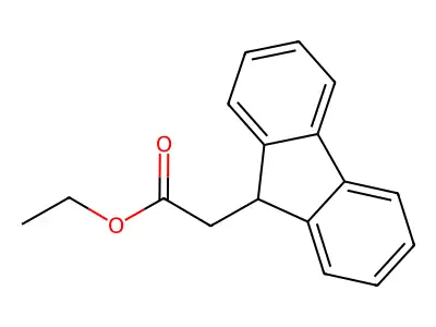 ethyl 2-(9H-fluoren-9-yl)acetate structure