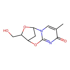 Anhydrothymidine structure