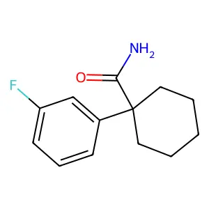 1-(3-氟苯基)环己烷甲酰胺 structure