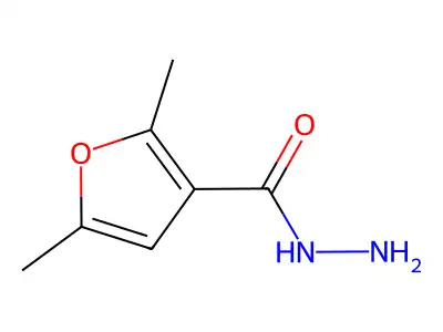 2,5-Dimethylfuran-3-carbohydrazide structure