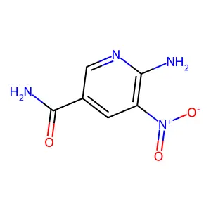 6-氨基-5-硝基烟酰胺 structure