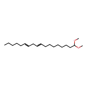 18,18-Dimethoxy-6,9-octadecadiene structure