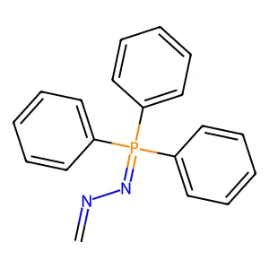Phosphorane, (methylenehydrazono)triphenyl- structure