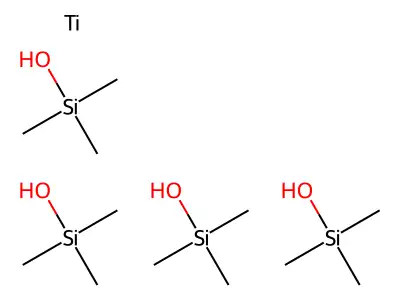 tetrakis(trimethylsiloxy)titanium structure