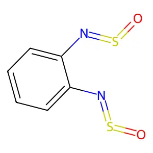 1,2-Benzenediamine, N,N'-disulfinyl- structure