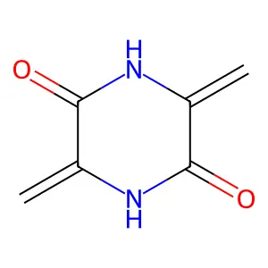2,5-Dimethylene-3,6-diketopiperazine structure