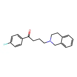 4-(3,4-dihydroisoquinolin-2(1H)-yl)-1-(4-fluorophenyl)butan-1-one structure