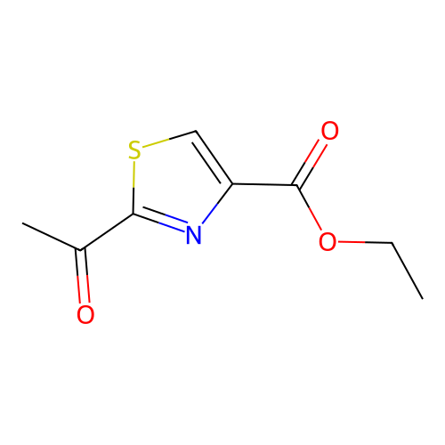 Ethyl 2-acetyl-1,3-thiazole-4-carboxylate structure