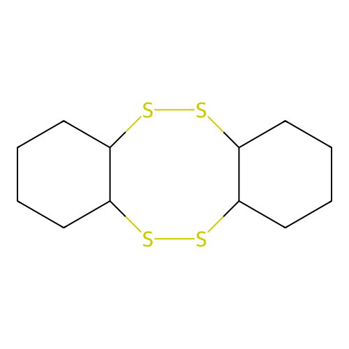 Dodecahydrodibenzo[c,g][1,2,5,6]tetrathiocine structure