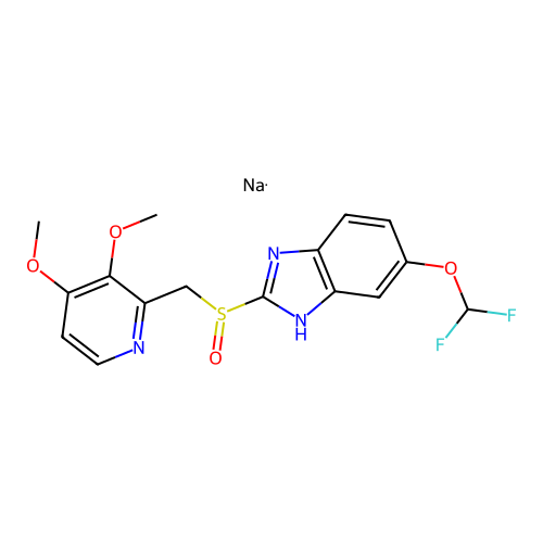 Pantoprazole Sodium structure