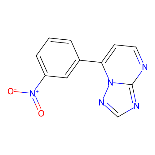 7-(3-Nitrophenyl)-[1,2,4]triazolo[1,5-a]pyrimidine structure