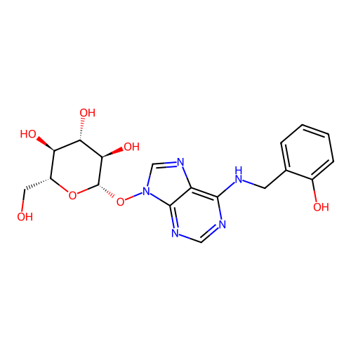 o-Topolin 9-glucoside structure