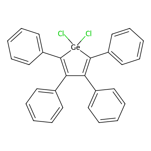 1,1-Dichloro-2,3,4,5-tetraphenyl-1H-germole structure