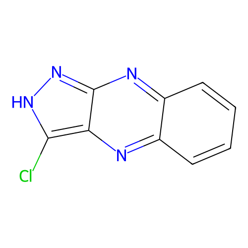 3-Chloro-1H-pyrazolo[3,4-b]quinoxaline structure