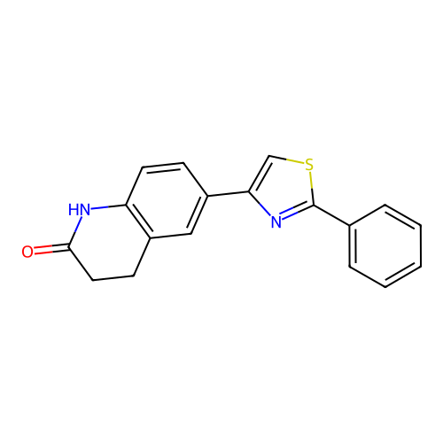 6-(2-Phenyl-1,3-thiazol-4-yl)-1,2,3,4-tetrahydroquinolin-2-one structure