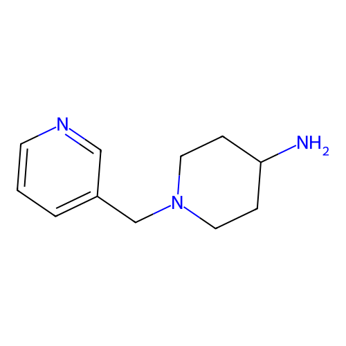 1-(Pyridin-3-ylmethyl)piperidin-4-amine structure