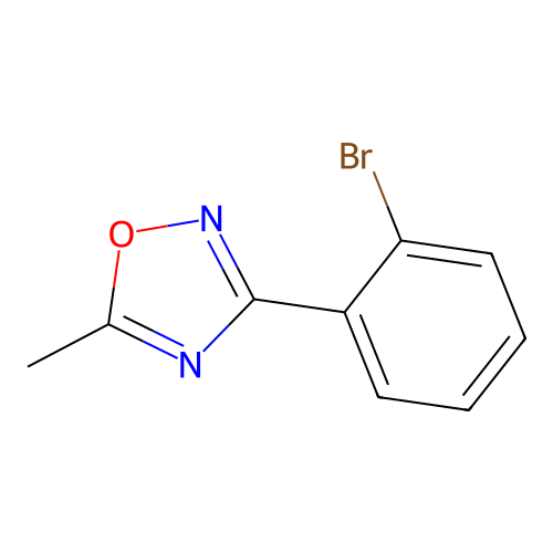 3-(2-Bromophenyl)-5-methyl-1,2,4-oxadiazole structure