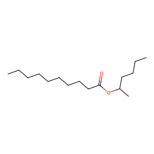 (-)-2-Hexanol decanoate structure
