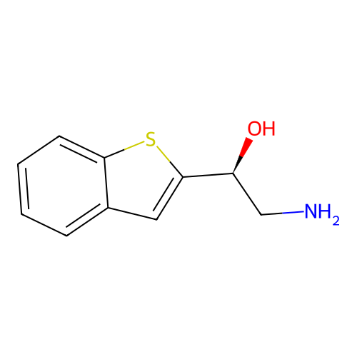 (1S)-2-Amino-1-(1-benzothiophen-2-yl)ethan-1-ol structure