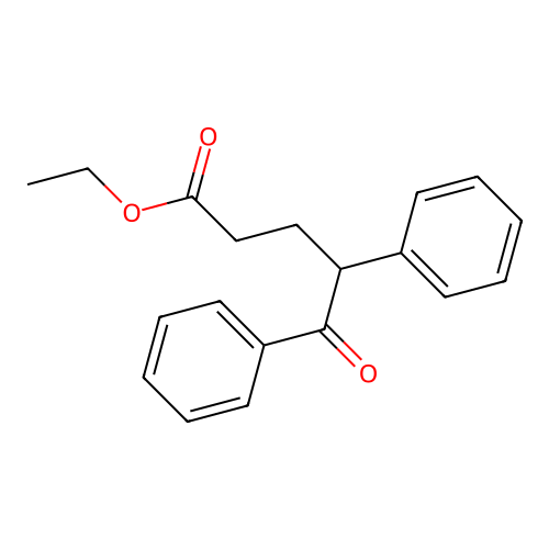 Ethyl 4,5-diphenyl-5-oxopentanoate structure