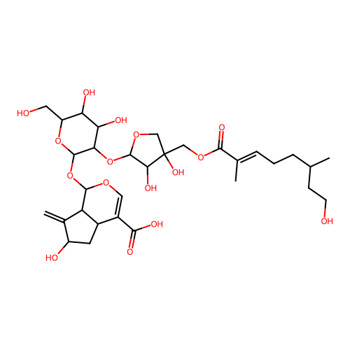 Inerminoside C structure
