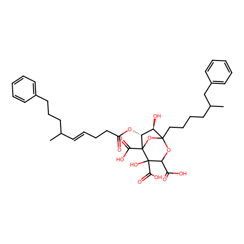 Desacetoxy-zaragozic acid C structure