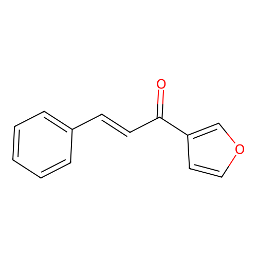 (E)-1-(3-Furanyl)-3-phenyl-2-propen-1-one structure