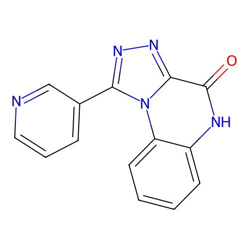 1-(3-pyridinyl)[1,2,4]triazolo[4,3-a]quinoxalin-4(5H)-one structure