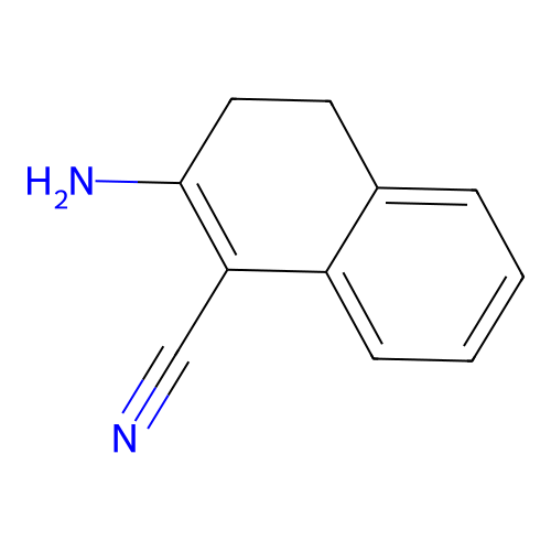 2-Amino-3,4-dihydronaphthalenecarbonitrile structure