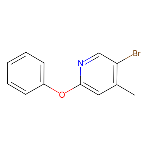 5-Bromo-4-methyl-2-phenoxypyridine structure