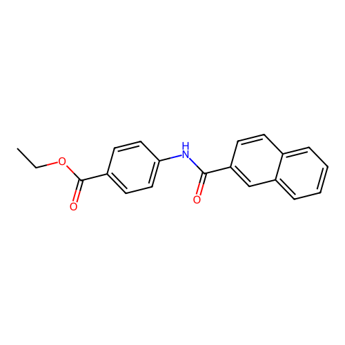 Ethyl 4-(2-naphthoylamino)benzoate structure