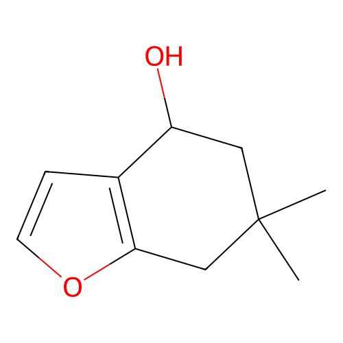 6,6-Dimethyl-4,5,6,7-tetrahydro-benzofuran-4-ol structure