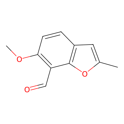 6-Methoxy-2-methylbenzofuran-7-carbaldehyde structure