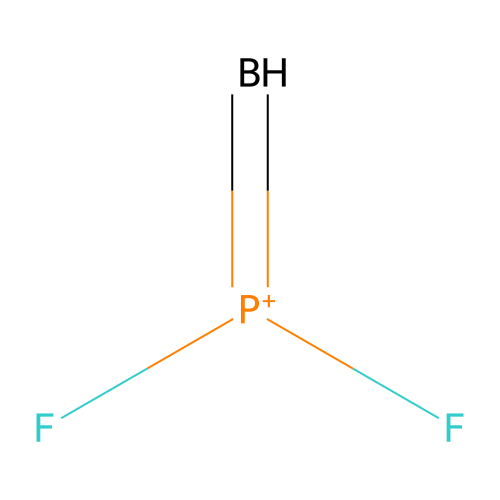 Boranylidene(difluoro)phosphanium structure