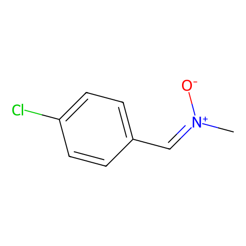 1-(4-chlorophenyl)-N-methylmethanimine oxide structure