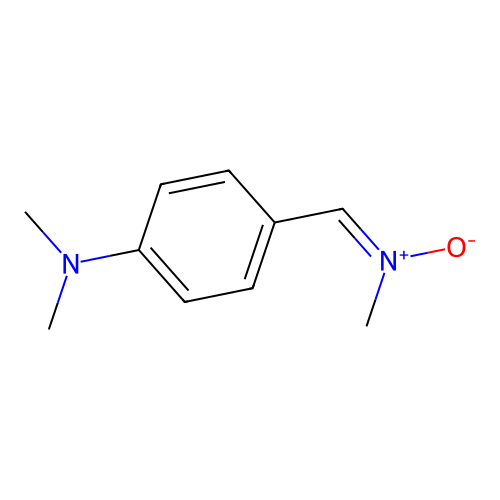 1-[4-(dimethylamino)phenyl]-N-methylmethanimine oxide structure