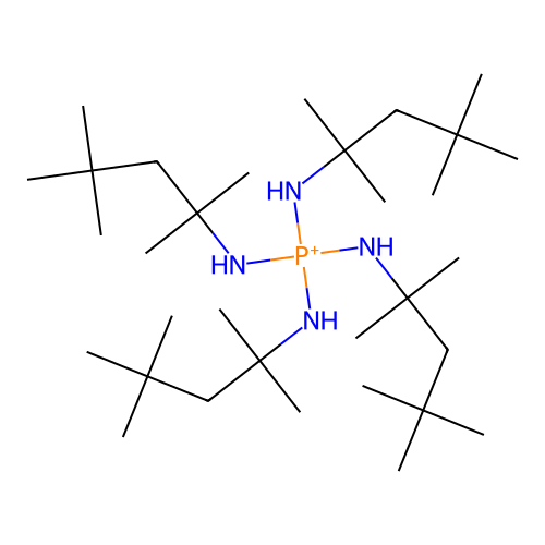 Tetrakis(2,4,4-trimethylpentan-2-ylamino)phosphanium structure