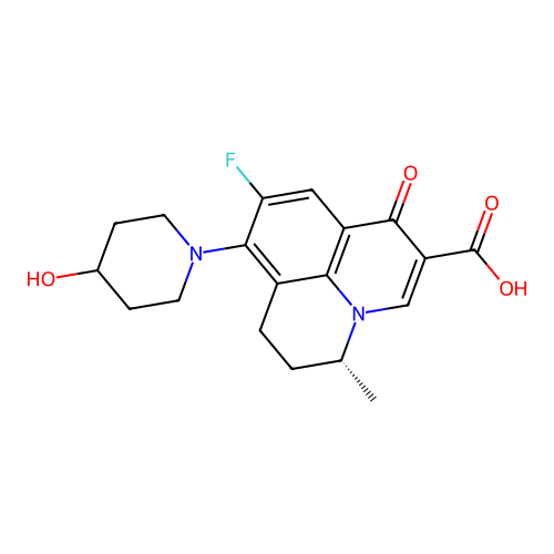 (R)-nadifloxacin structure