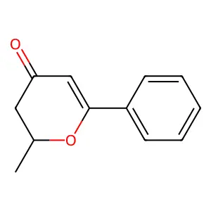 2-Methyl-6-phenyl-2,3-dihydropyran-4-one structure