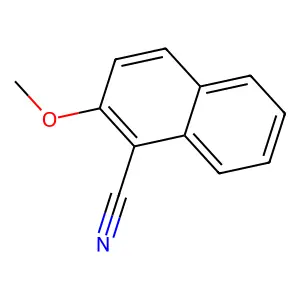 2-甲氧基-1-萘甲腈 structure
