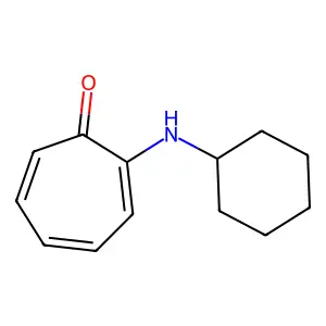 2-(Cyclohexylamino)cyclohepta-2,4,6-trien-1-one structure