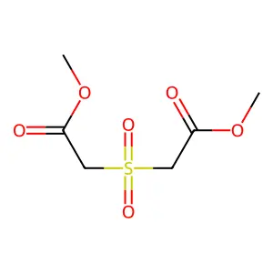 Acetic acid, 2,2'-sulfonylbis-, dimethyl ester structure