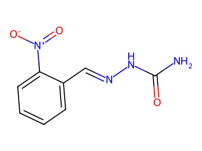[(Z)-(2-nitrophenyl)methylideneamino]urea structure