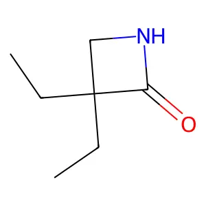 2-Azetidinone, 3,3-diethyl- structure