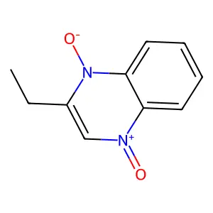Quinoxaline, 2-ethyl-, 1,4-dioxide structure