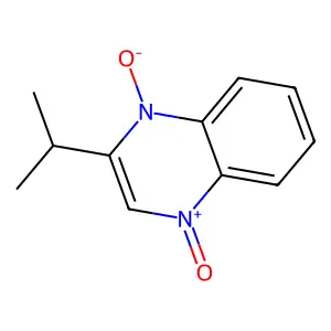 2-Isopropylquinoxaline 1,4-dioxide structure