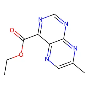 Ethyl 7-methylpteridine-4-carboxylate structure