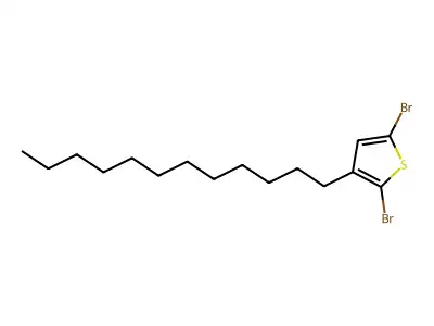 2,5-Dibromo-3-dodecylthiophene structure