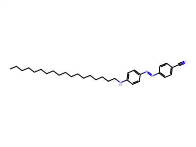 4-{[4-(Octadecylamino)phenyl]diazenyl}benzenecarbonitrile structure